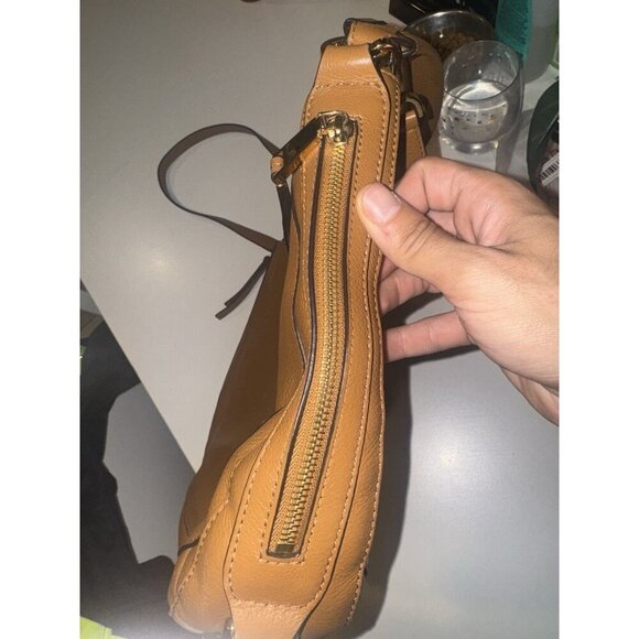 Michael Kors Julia Medium Leather Hobo Bag. -Brown -Some Flaws, See Description. - Picture 7 of 8